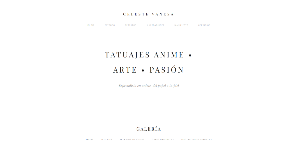 Screenshot de Celeste Vanesa Art